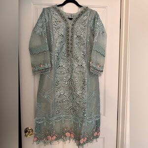 Maria B Seafoam Green Formal Three Piece